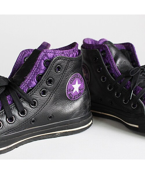 Vintage Clothing（ヴィンテージクロージング）の「CONVERSE - All Star（ファッション雑貨・Black x Purple・24）」の4枚目の写真