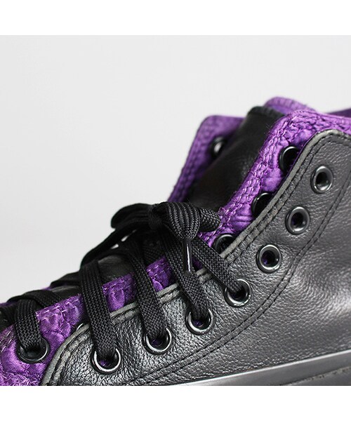 Vintage Clothing（ヴィンテージクロージング）の「CONVERSE - All Star（ファッション雑貨・Black x Purple・24）」の6枚目の写真