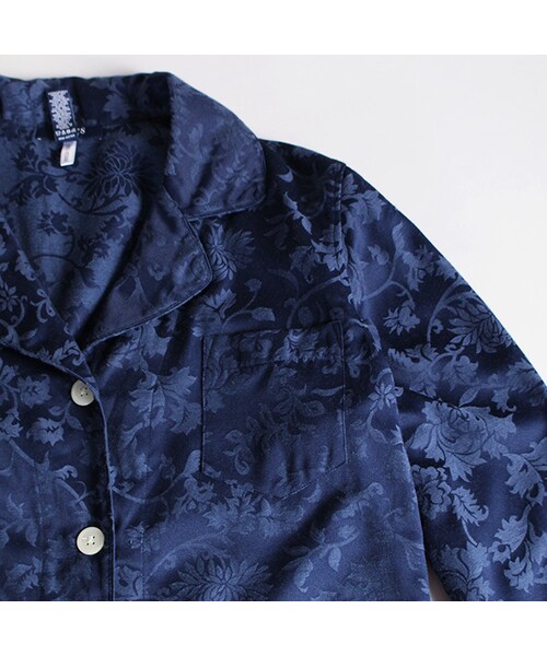Vintage Clothing（ヴィンテージクロージング）の「Pajama Shirts（トップス・Navy・One）」の4枚目の写真