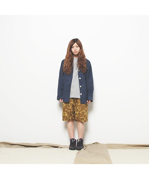 Vintage Clothing（ヴィンテージクロージング）の「Pajama Shirts（トップス・Navy・One）」の8枚目の写真