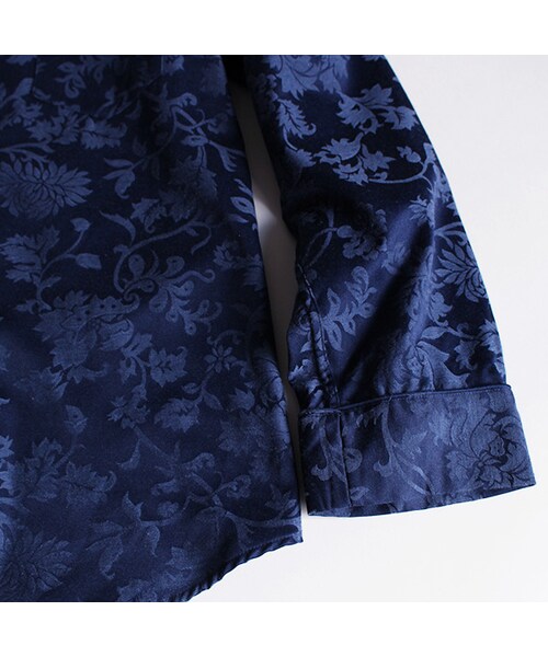 Vintage Clothing（ヴィンテージクロージング）の「Pajama Shirts（トップス・Navy・One）」の5枚目の写真