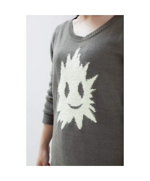 haco!（ハコ）の「.fr ジュリアンのかいじゅうセーター：カーキ