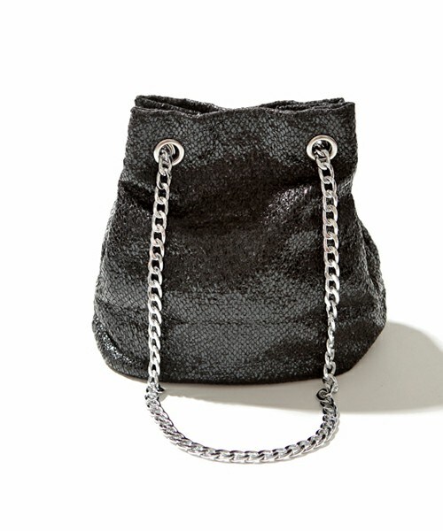 imvely（-）の「グリッタ―バック（トートバッグ・レディース・silver/black/gold・one size）」の2枚目の写真