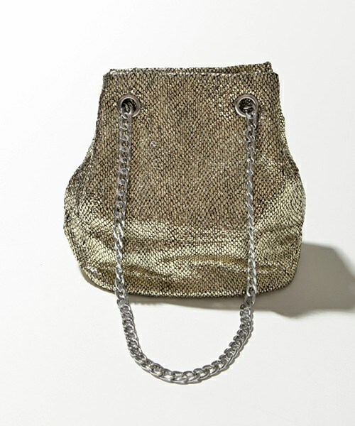 imvely（-）の「グリッタ―バック（トートバッグ・レディース・silver/black/gold・one size）」の3枚目の写真