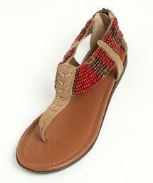 Minnetonka | 【MINNETONKA】ＩＢＩＺＡウッドビーズトングサンダル　（832250）(サンダル)