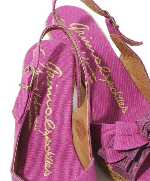 GAIMO（ガイモ）の「コンビカラーリボンサンダル (732105)（サンダル・レディース・ブラウン/ネイビー/パープル/レッド・35/36/37/38）」の12枚目の写真