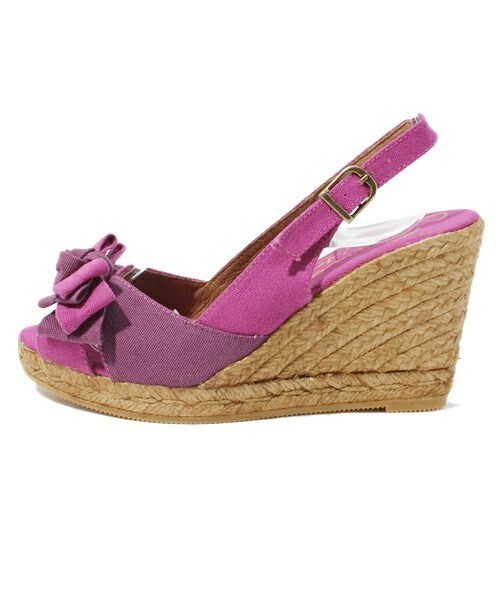 GAIMO（ガイモ）の「コンビカラーリボンサンダル (732105)（サンダル・レディース・ブラウン/ネイビー/パープル/レッド・35/36/37/38）」の5枚目の写真