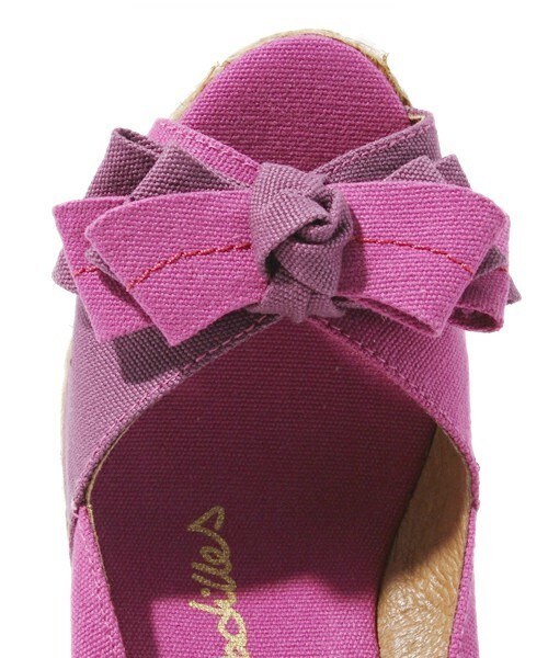 GAIMO（ガイモ）の「コンビカラーリボンサンダル (732105)（サンダル・レディース・ブラウン/ネイビー/パープル/レッド・35/36/37/38）」の8枚目の写真
