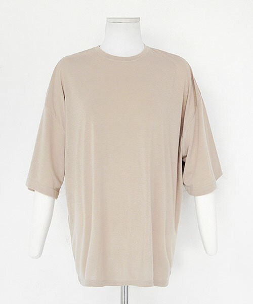 DHOLIC（ディーホリック）の「6colorsハーフスリーブTシャツ（Tシャツ/カットソー・レディース・ミント/ベージュ/アイボリー/ブラック/ブラックグレー/グレー・FREE）」の6枚目の写真