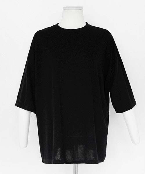 DHOLIC（ディーホリック）の「6colorsハーフスリーブTシャツ（Tシャツ/カットソー・レディース・ミント/ベージュ/アイボリー/ブラック/ブラックグレー/グレー・FREE）」の3枚目の写真