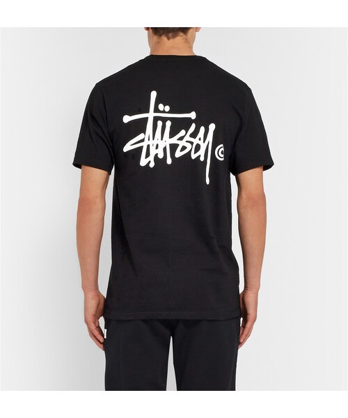 STUSSY(ステューシー)の「Stüssy Printed Cotton-Jersey T-Shirt(Tシャツ/カットソー・メンズ・Black・S/M/L/XL/XXL)」の2枚目の写真