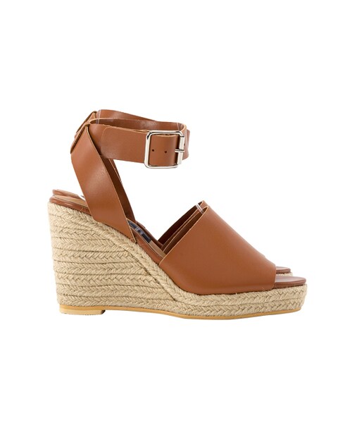 gracegift（グレースギフト）の「韓國寬帶麻編楔型涼鞋（その他・レディース・棕/白・35/36/37/38/39/40）」の13枚目の写真