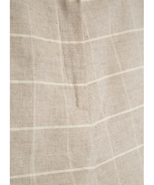 gracegift（グレースギフト）の「韓國都會優雅肩部縷空格紋套裝（その他・レディース・杏・F）」の3枚目の写真