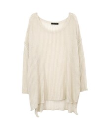 gracegift | 韓國輕夏微甜縷空針織罩衫上衣(トップス)