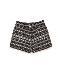 gracegift | 韓國熱情仲夏民族風印花鬚邊短褲(パンツ)