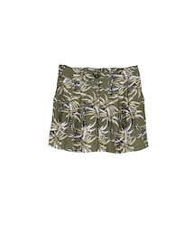 gracegift | 韓國熱帶椰樹印花雪紡短褲(パンツ)
