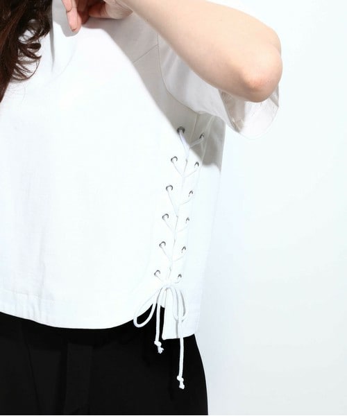 AHUM（アウン）の「サイド編み上げTシャツ/全1色（その他・レディース・その他）」の7枚目の写真