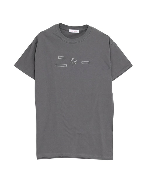 (新品)merry jenny ハーフスリーブmothシャツ merry jenny ハーフスリーブmothシャツ（ブラック） -靴