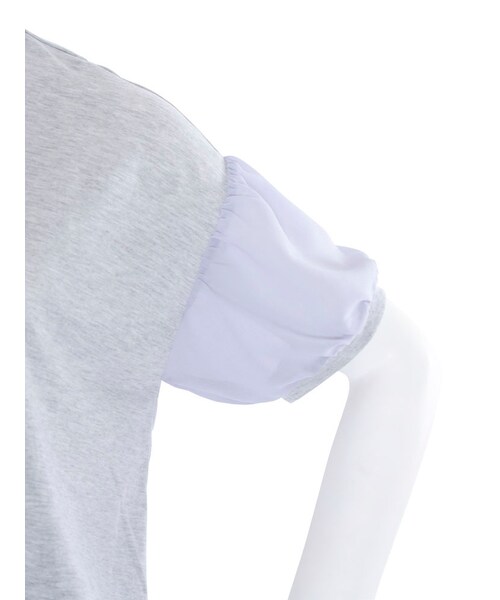 merry jenny(メリージェニー)の「フリルハートTシャツ(トップス・レディース・ライトグレー/ブラック/ネイビー・F)」の10枚目の写真