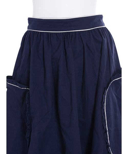 merry jenny（メリージェニー）の「ラウンドフリルミディスカート（スカート・レディース・ブラック/レッド/ネイビー・F）」の12枚目の写真