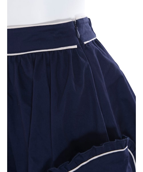 merry jenny（メリージェニー）の「ラウンドフリルミディスカート（スカート・レディース・ブラック/レッド/ネイビー・F）」の14枚目の写真