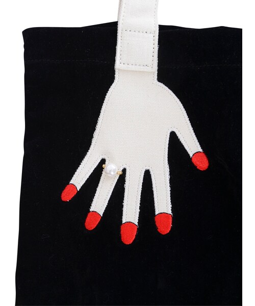 merry jenny（メリージェニー）の「Accessory ハンドトート（バッグ・レディース・ブラック/レッド/ピンク/ブルー/ラベンダー・F）」の8枚目の写真