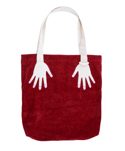 merry jenny（メリージェニー）の「Accessory ハンドトート（バッグ・レディース・ブラック/レッド/ピンク/ブルー/ラベンダー・F）」の7枚目の写真
