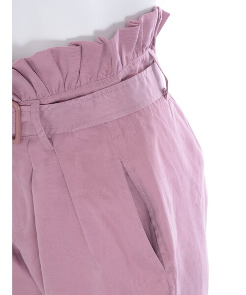 merry jenny（メリージェニー）の「ベルトフリルショートパンツ（パンツ・レディース・ブラック/ピンク/ベージュ・F）」の11枚目の写真