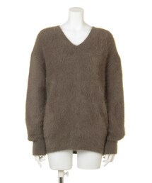 FRAY I.D | アンゴラVネックプルオーバー(トップス)