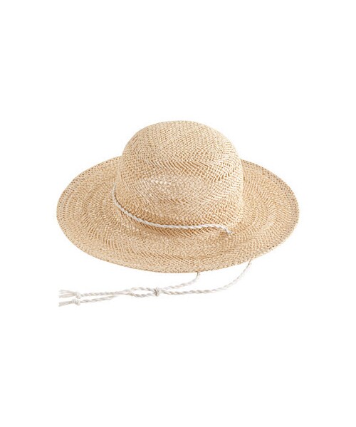 J.CREW(ジェイクルー)の「Open-weave sun hat(帽子・レディース・Beige/Blue・ONE SIZE)」の1枚目の写真