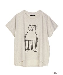 w closet | 手書き風クマTシャツ(トップス)
