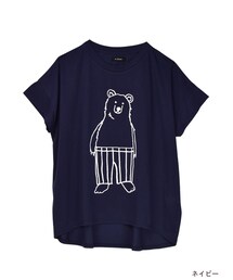 w closet | 手書き風クマTシャツ(トップス)