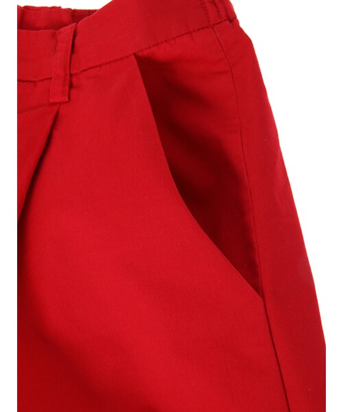 w closet（ダブルクローゼット）の「ツイルガウチョパンツ（パンツ・レディース・ベージュ/カーキ/ネイビー/レッド・FREE）」の10枚目の写真