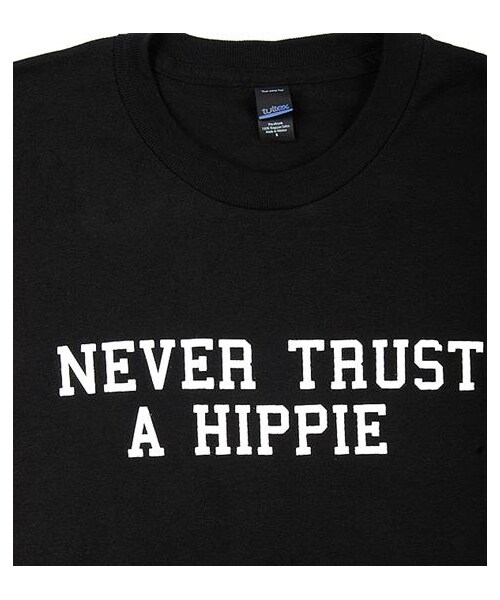 MARK MCNAIRY（マークマクナイリー）の「NEVER TRUST A HIPPIET-shirt（その他・メンズ・黑）」の3枚目の写真