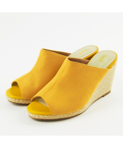 WA ORiental TRaffic（ダブルエーオリエンタルトラフィック）の「ミュールサンダル（シューズ・レディース・ブラック/グレー/レッド/イエロー・S/M/L/LL）」の4枚目の写真