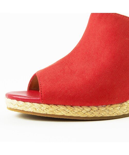 WA ORiental TRaffic（ダブルエーオリエンタルトラフィック）の「ミュールサンダル（シューズ・レディース・ブラック/グレー/レッド/イエロー・S/M/L/LL）」の9枚目の写真