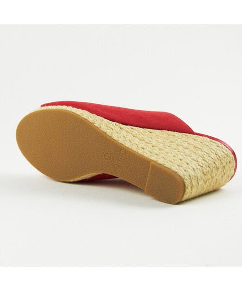 WA ORiental TRaffic（ダブルエーオリエンタルトラフィック）の「ミュールサンダル（シューズ・レディース・ブラック/グレー/レッド/イエロー・S/M/L/LL）」の7枚目の写真