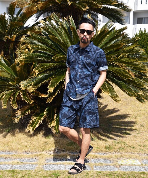 VIRGOwearworks（ヴァルゴウェアワークス）の「Deep H cargo shorts アロハショートパンツ（パンツ・メンズ・OLIVE/NAVY/BLACK・2/3/4）」の4枚目の写真