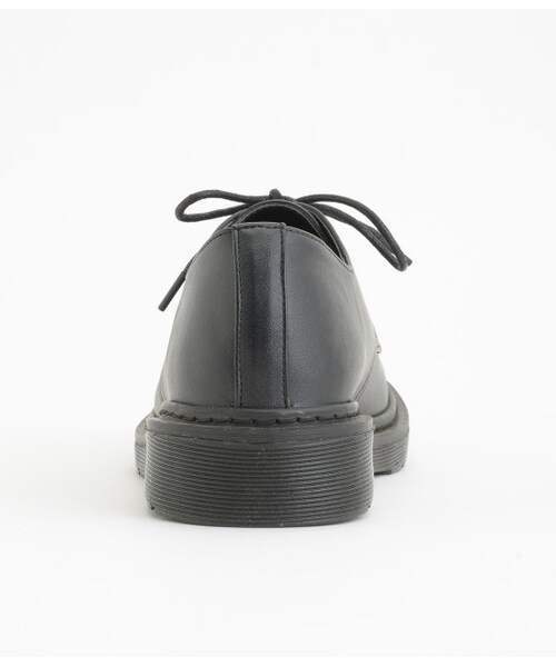 VIS（ビス）の「ボリュームレースアップシューズ（シューズ・レディース・ブラック/ホワイト・M/L）」の5枚目の写真