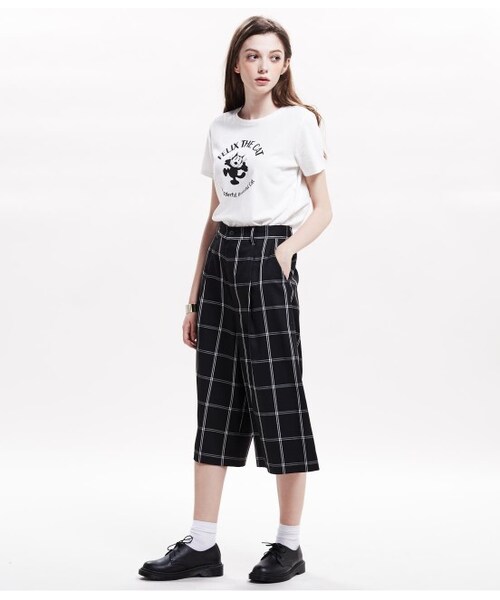 VIS（ビス）の「ボリュームレースアップシューズ（シューズ・レディース・ブラック/ホワイト・M/L）」の11枚目の写真