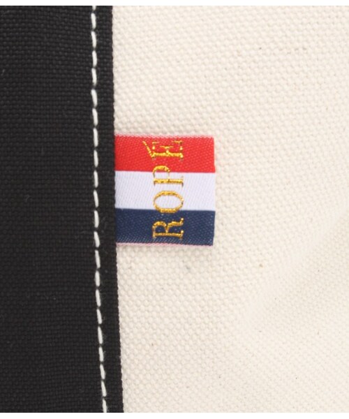 ROPE'（ロペ）の「キャンバスクラッチ（バッグ・レディース・ブラック/オフホワイト・F）」の6枚目の写真