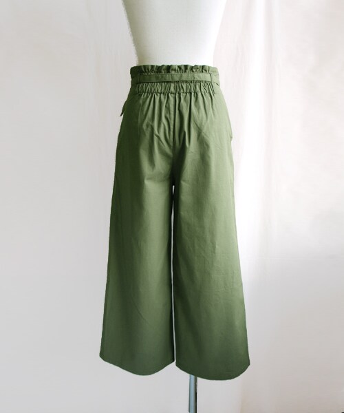 paravion（パラビオン）の「ラッピングベルトパンツ（パンツ・レディース・カーキ/ブルー/オフホワイト・ワンサイズ）」の5枚目の写真