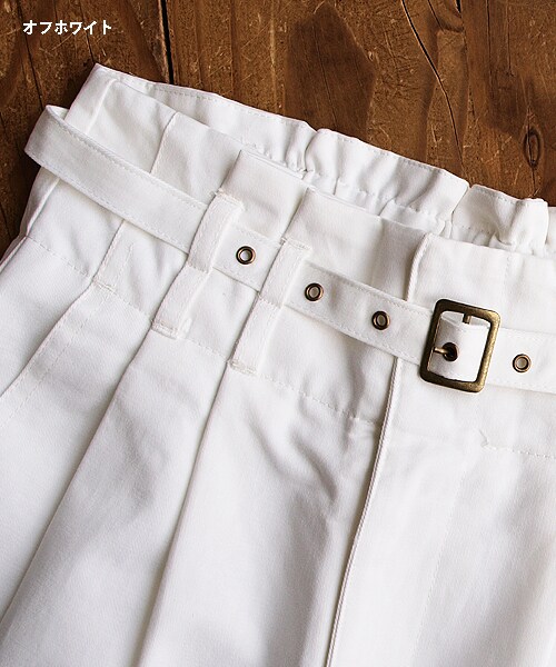 paravion（パラビオン）の「ラッピングベルトパンツ（パンツ・レディース・カーキ/ブルー/オフホワイト・ワンサイズ）」の8枚目の写真