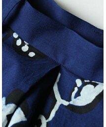 45R（フォーティファイブアール）の「インディゴ不死鳥更紗スカート