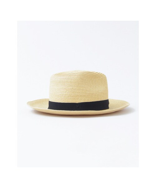 URBAN RESEARCH DOORS(アーバンリサーチドアーズ)の「ペーパーブレードハット(帽子・レディース・BEIGE/WHITE・one)」の7枚目の写真