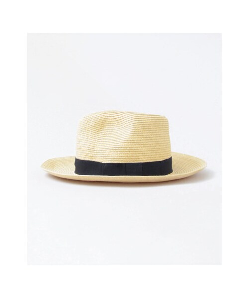 URBAN RESEARCH DOORS(アーバンリサーチドアーズ)の「ペーパーブレードハット(帽子・レディース・BEIGE/WHITE・one)」の5枚目の写真