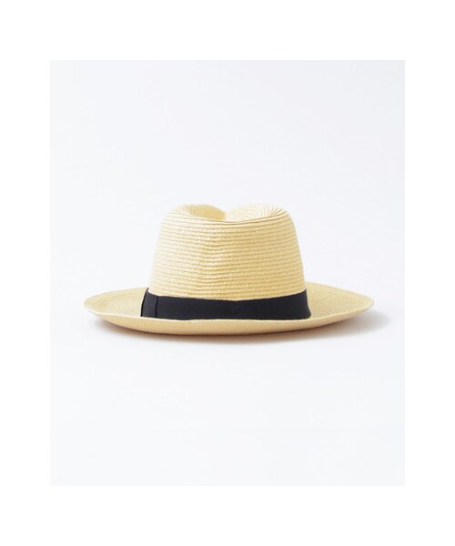 URBAN RESEARCH DOORS(アーバンリサーチドアーズ)の「ペーパーブレードハット(帽子・レディース・BEIGE/WHITE・one)」の6枚目の写真