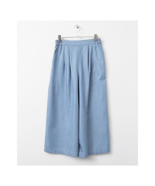 URBAN RESEARCH Sonny Label（アーバンリサーチサニーレーベル）の「テンセル混デニムガウチョパンツ（パンツ・レディース・濃ブルー/ブルー・FREE）」の2枚目の写真