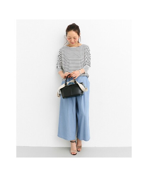 URBAN RESEARCH Sonny Label（アーバンリサーチサニーレーベル）の「テンセル混デニムガウチョパンツ（パンツ・レディース・濃ブルー/ブルー・FREE）」の7枚目の写真