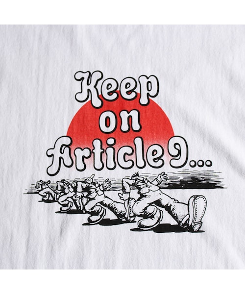 SASQUATCHfabrix.（サスクワァッチファブリックス）の「Keep On Article 9... TEE（トップス・White・S/L）」の3枚目の写真